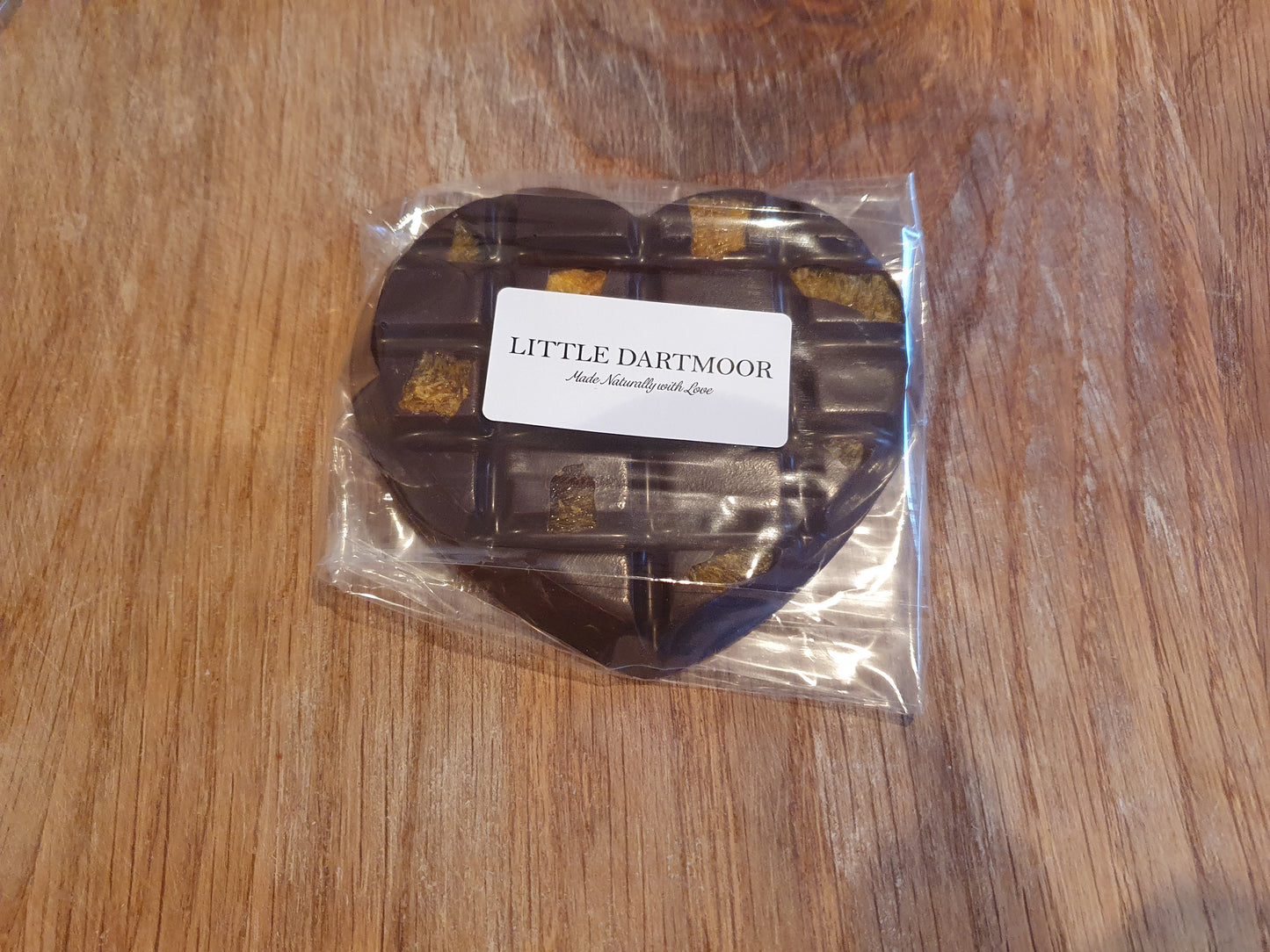 Handmade Belgian Chocolate Bars- Small Heart Bars (Pack of 3)