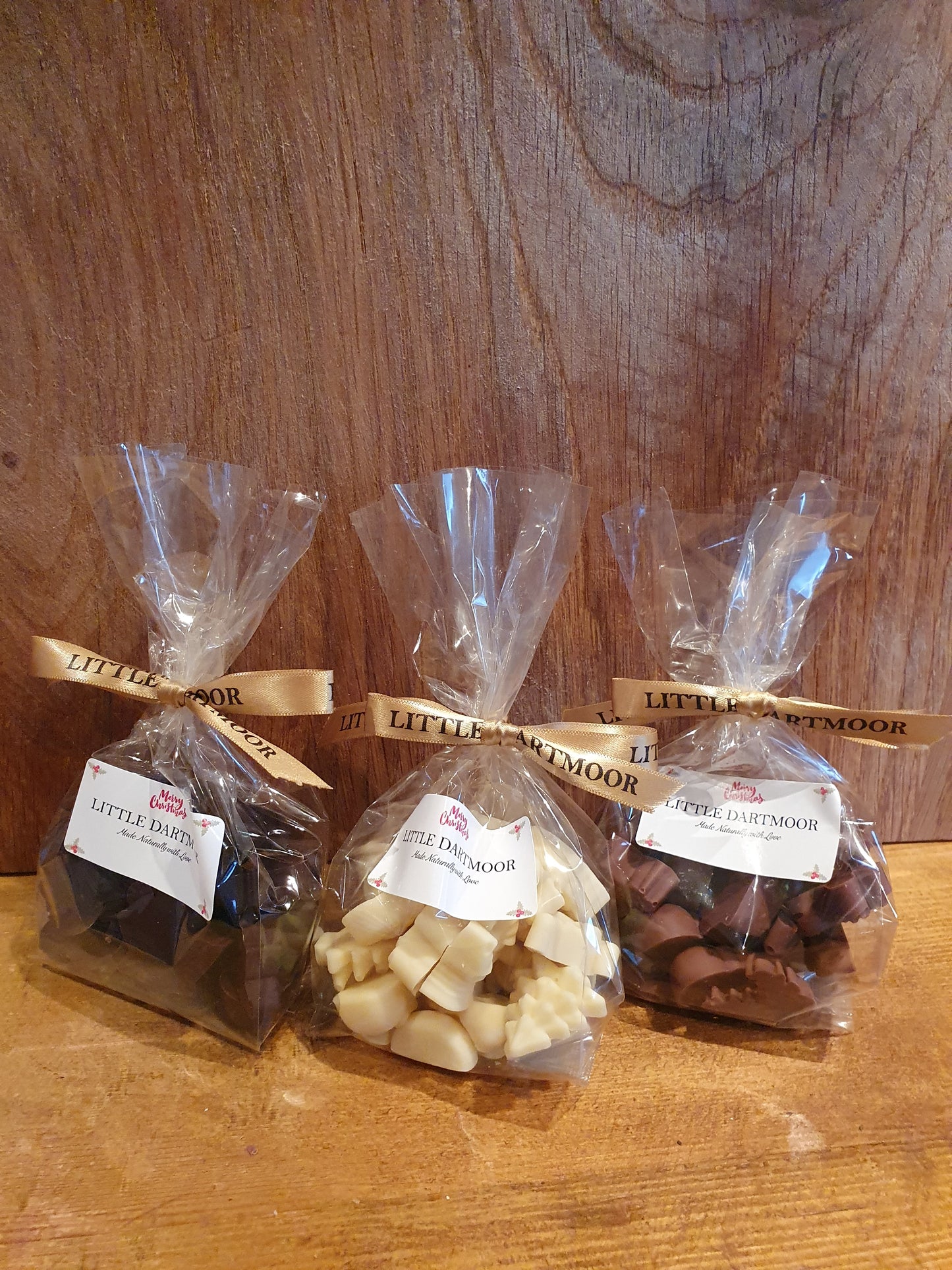 Handmade Belgian Christmas Chocolate Shapes (3 Bags)