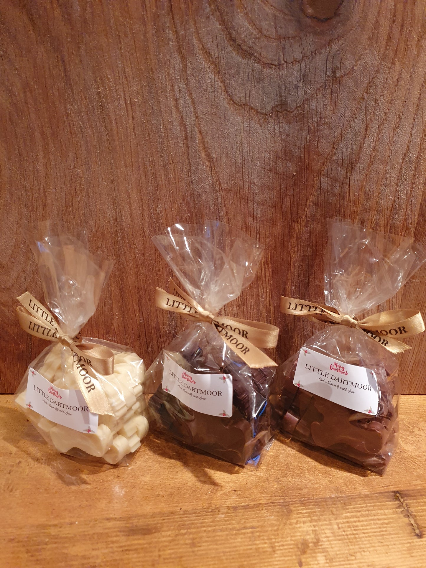 Handmade Belgian Christmas Chocolate Bears (3 Bags)