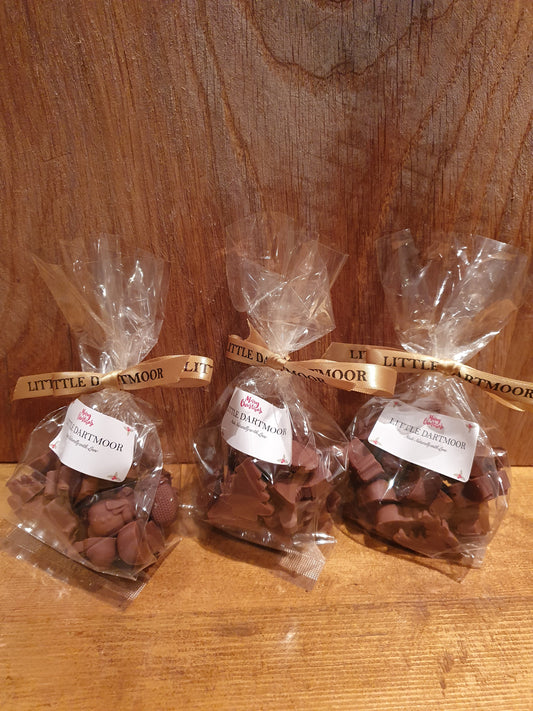 Handmade Belgian Christmas Chocolate Shapes (3 Bags)