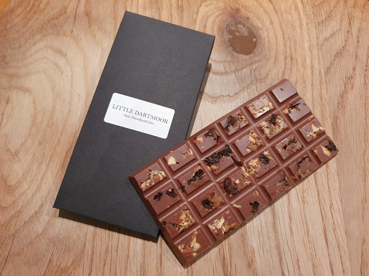 CHRISTMAS LIMITED EDITION- Handmade Belgian Chocolate Bars- Christmas Pudding (pack of 3)