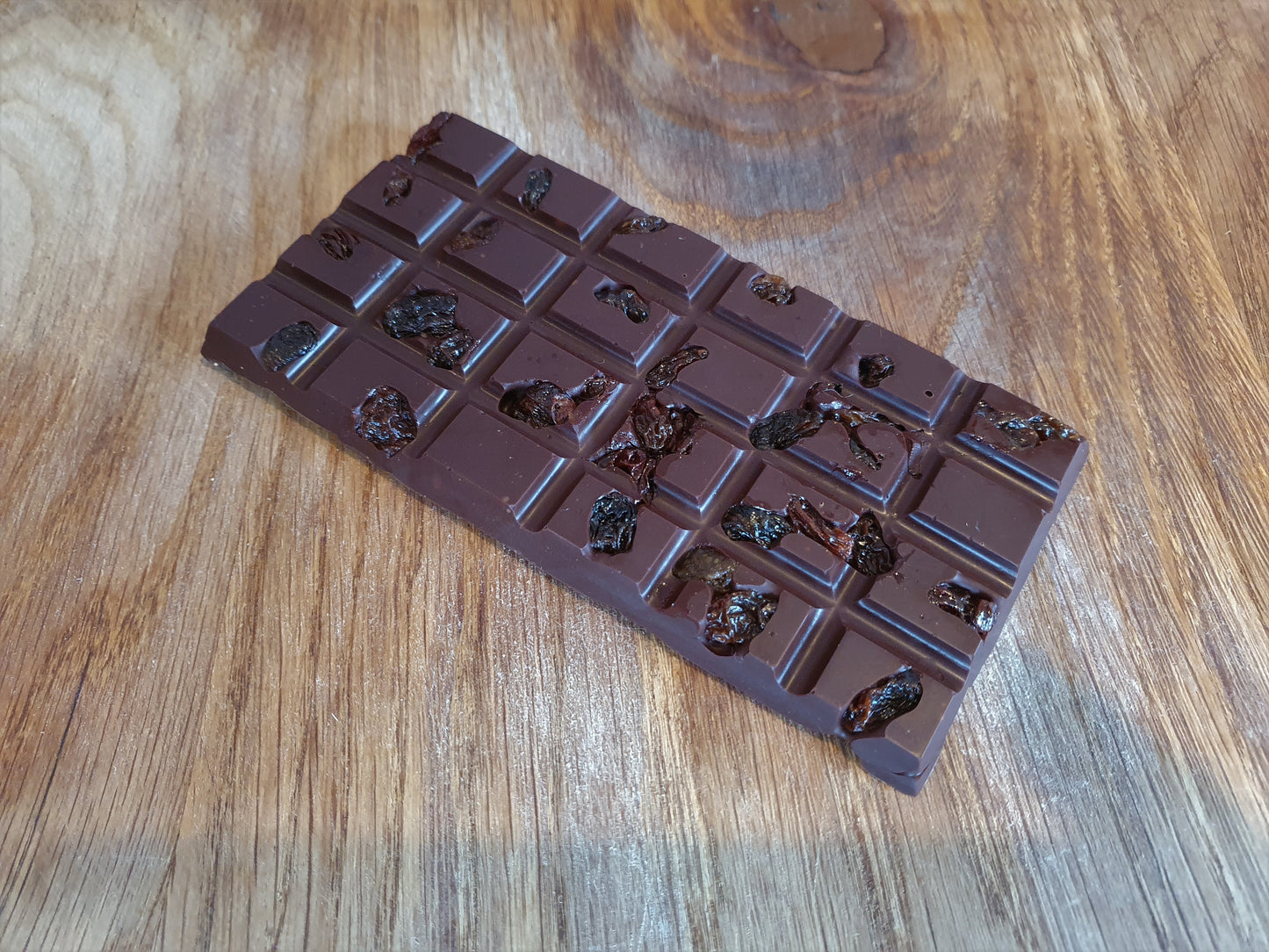Handmade Belgian Chocolate Bars- Rum & Raisin (pack of 3)