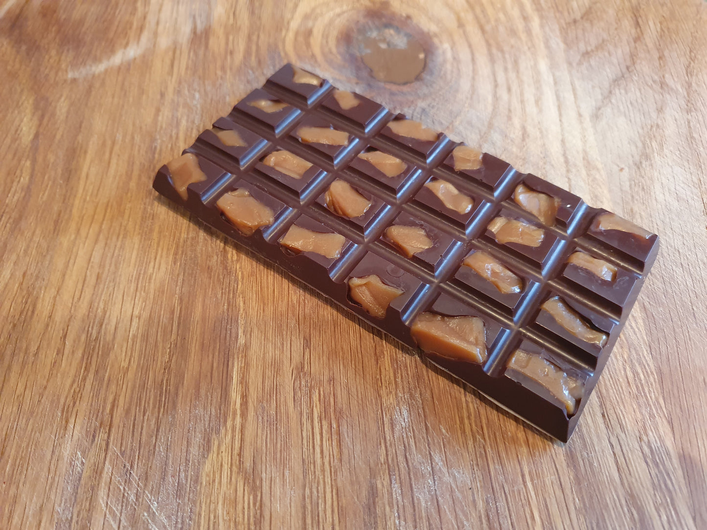 Handmade Belgian Chocolate Bars- Salted Caramel- DARK (pack of 3)