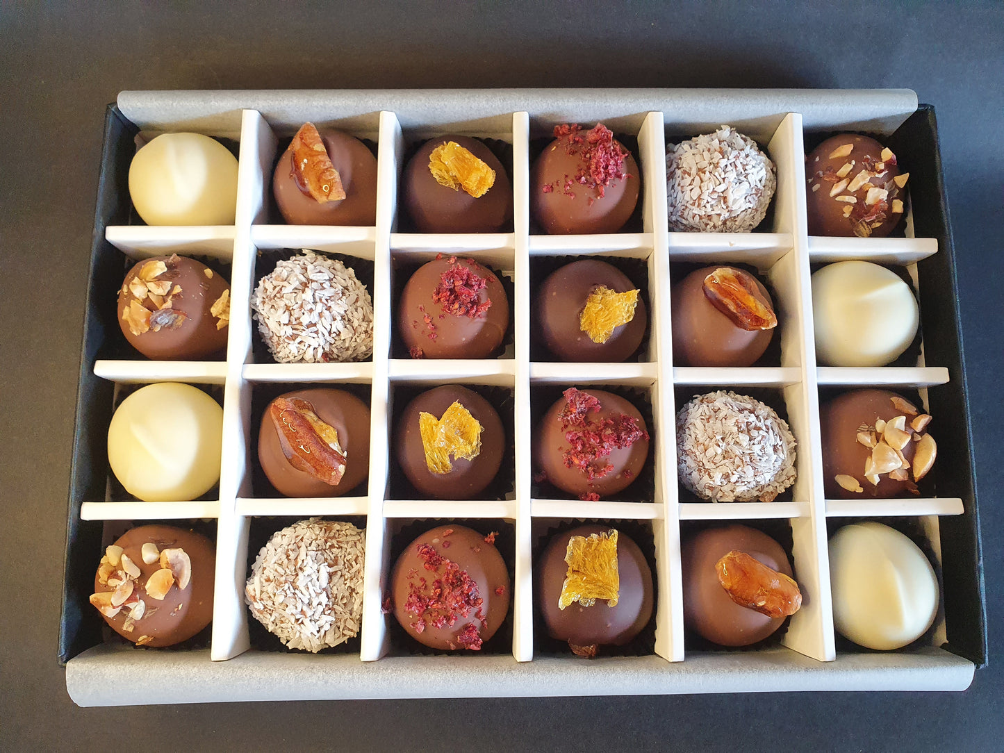 PRE-ORDER March Collection- Luxury selection of 24 chocolate truffles gift box