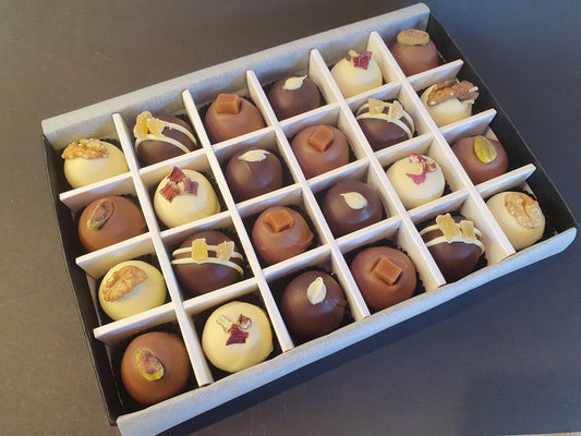 PRE-ORDER June Collection- Luxury selection of 24 chocolate truffles gift box