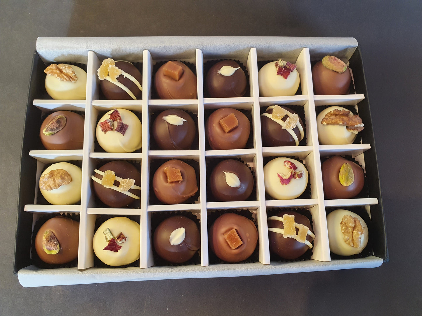 June Collection- Luxury selection of 24 chocolate truffles gift box