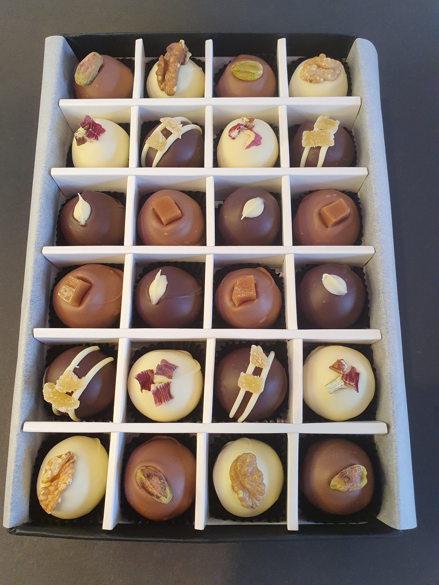 June Collection- Luxury selection of 24 chocolate truffles gift box